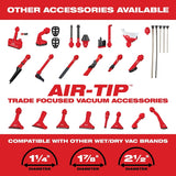 Milwaukee AIR-TIP 49-90-2031 Pivoting Extension Wand, For: 1-1/4 in, 1-7/8 in and 2-1/2 in Dia Wet/Dry Vacuum Cleaners