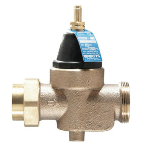 Watts 3/4 LFN45BM1-U Pressure Reducing Valve, 3/4 in, NPT x NPT Female, 25 to 75 psi Setting, Silicone Alloy Body
