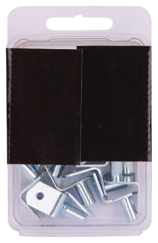 ProSource 25233ZCH-PS Shelf Support 20 lb, Steel, Silver, Riveted Pin Mounting