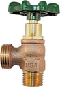 Arrowhead Brass 221LF Boiler Drain, 1/2 x 3/4 in Connection, MIP x MHT, 125 psi Pressure, 8 to 9 gpm, Manual Actuator
