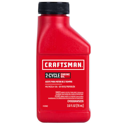 Craftsman 2-Cycle Premium Motor Oil 2.6 oz 1 pk, Pack of 12