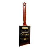 Chidaca 188 Series 18875 Paint Brush, 3 in W, Angular Brush, Nylon/Polyester Bristle