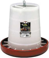 Little Giant PHF22 Poultry Feeder, 22 lb Capacity, Plastic, Red, Hanging Mounting, Pack of 2