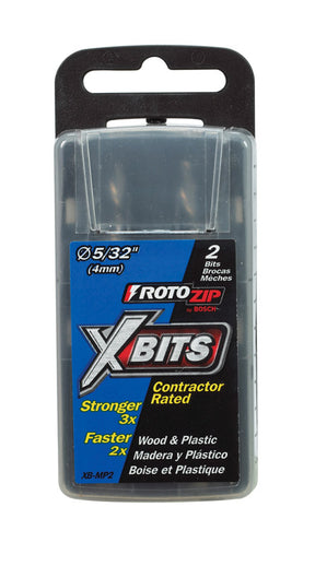 Rotozip 5/32 in. Steel Xbits 2 pk