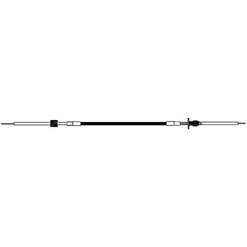UFLEX C4X18 Johnson/Evinrude (OMC) Pre 1979 Engine Control Cable, 18'