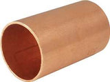 Nibco 600-DS Series W00830D Pipe Coupling with Dimpled Tube Stop, 1-1/2 in, Copper, Copper, 700 psi Pressure