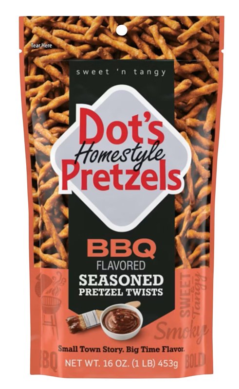 Dot's Homestyle Pretzels 71997 Pretzel Twist, Sweet and Tangy, 16 oz, Pack of 10