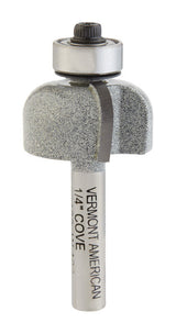 Vermont American 1-1/2 in. D X 1/4 in. X 1-3/8 in. L Carbide Tipped Cove Router Bit