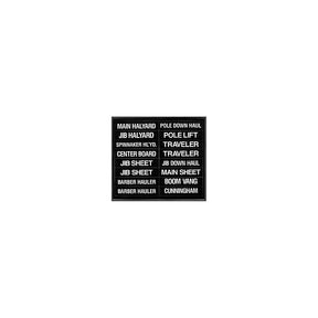 16 Label Set for Sailboats