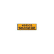 Plaque, Notice-Operate Blower 5 Minutes