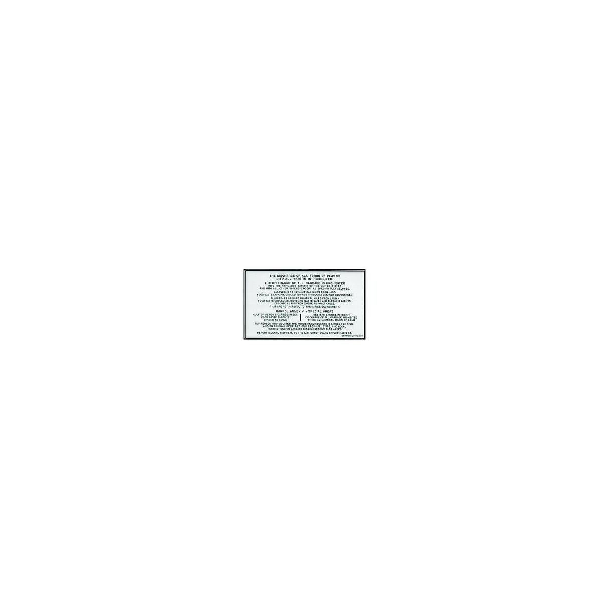 Anti-Dumping Plaque