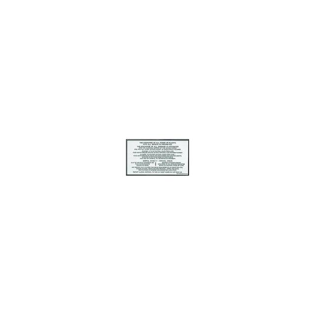 Anti-Dumping Plaque