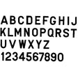 3″ Number, Black ″0″, 10 Pack, Pack of 10