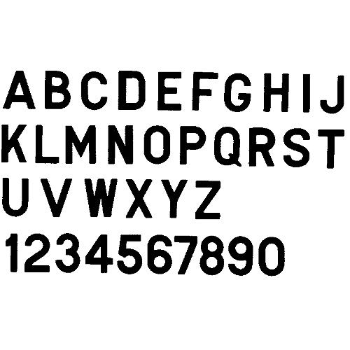 3" Letter, Black "E", 10 Pack, Pack of 10