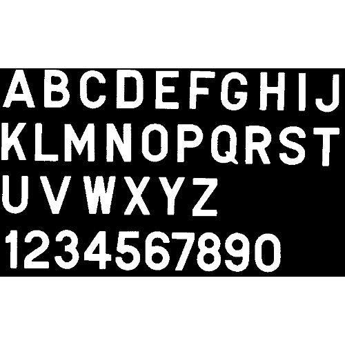 3" Number-White "4", 10 Pack, Pack of 10