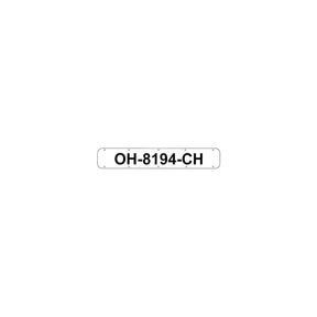 24" Boat Registration Plates, White