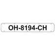 24″ Pressure Sensitive Boat Registration Plates