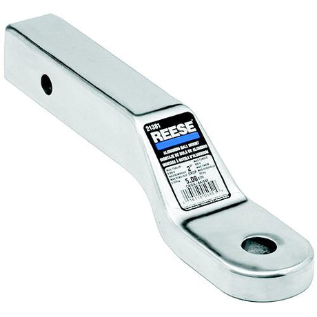 Reese 40383 Polished Aluminum 8,000 lb Capacity 11 7/8″ Ball Mount with 5″ Rise & 6″ Drop