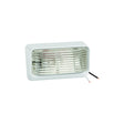 Bargman #78 12V Porch/Utility Light, White w/Clear Lens, Clam Pack
