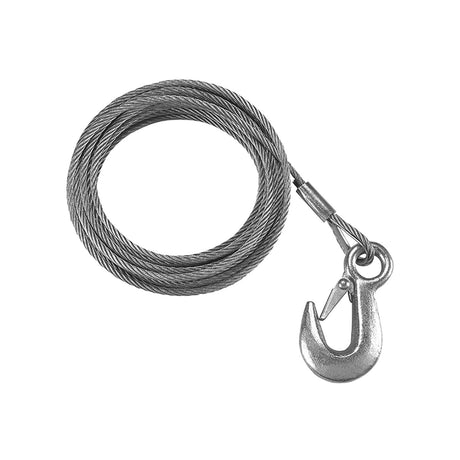 Fulton WC750 0100 7/32″ x 50' Winch Cable & Hook Assembly with 5,600 lb Break Strength