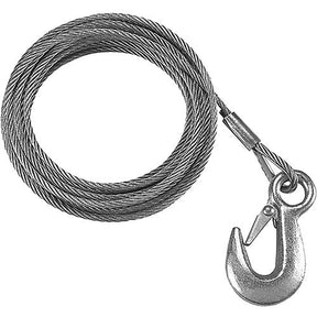 Fulton WC325 0100 3/16″ x 25' Winch Cable & Hook Assembly with 4,200 lb Break Strength