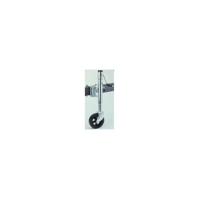 Fulton XP15L0101 12″ Travel 1,500 lb Max Load Bolt Thru Swivel Jack with 8″ Wheel, Zinc