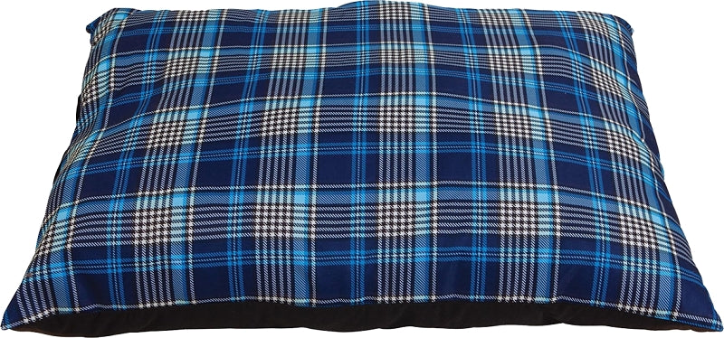Aspenpet 27300 Pillow Pet Bed, 27 in L, 36 in W, Sleep Denim Pattern, Polyester Fiber Fill, Plush Fabric Cover, Assorted