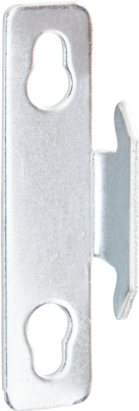 Kenney KN851 Single Curtain Rod Bracket, Zinc, Silver, Nail