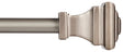 Kenney Fast Fit Series KN75244 Curtain Rod, 5/8 in Dia, 36 to 66 in L, Steel, Pewter