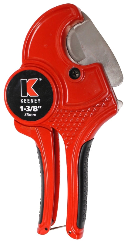 Keeney K840-100 Pipe Cutter, 1-3/8 in Max Pipe/Tube Dia, HCS Blade, CPVC/PE/PEX/Polyethylene/PVC Pipe/Tube