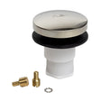 Plumb Pak K863-51DSBN Foot Lok Stop, Metal, Silver, Brushed Nickel