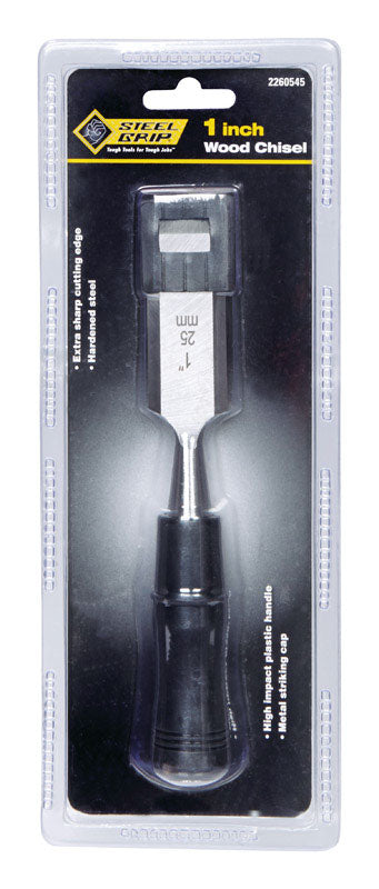 Steel Grip 1 in. W X 4 in. L Wood Chisel 1 pk