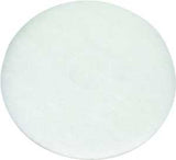 North American Paper 424614 Polishing Pad, White, For: 800 rpm Auto Scrubbers, 5 and 6 Cup Glass or Plastic Blender Jars, Pack of 5
