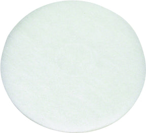 North American Paper 424614 Polishing Pad, White, For: 800 rpm Auto Scrubbers, 5 and 6 Cup Glass or Plastic Blender Jars, Pack of 5