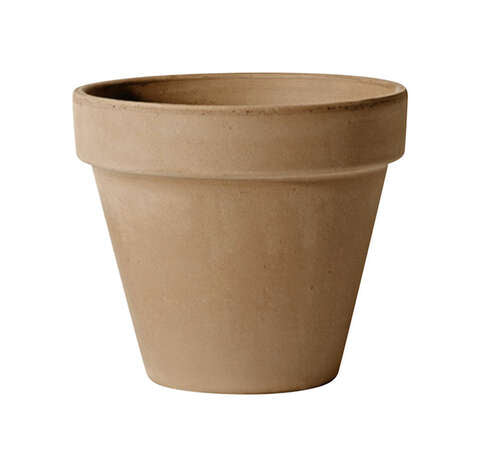 Deroma 5 in. H X 6 in. D Clay Standard Planter Brown, Pack of 24