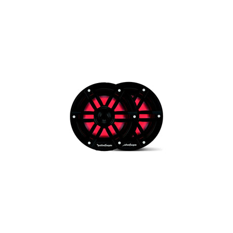Rockford Fosgate M165B Color Optix Marine 2-Way Speakers, 6.5″ Black