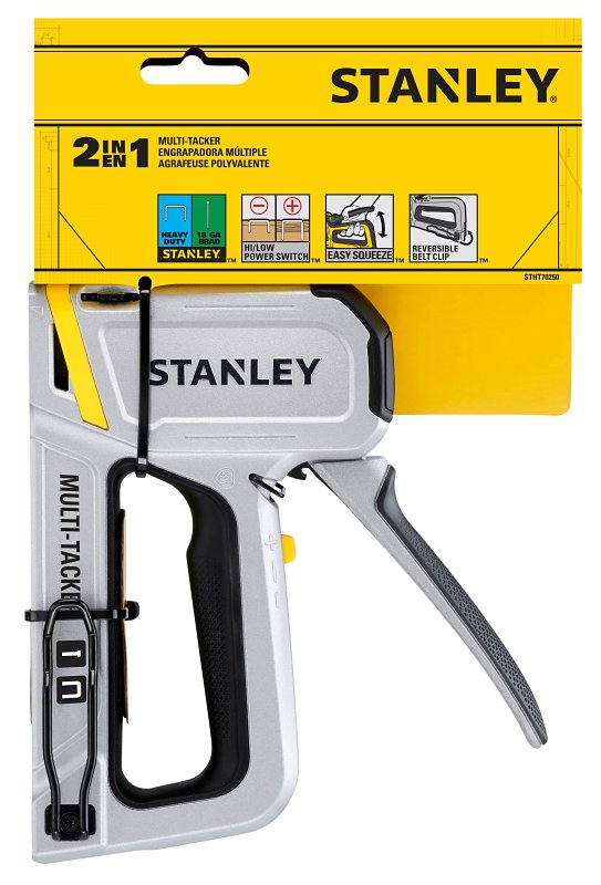 STANLEY STHT70250 2-in-1 Multi Tacker, Type G Staple, 1/2, 9/16, 5/8 in L Leg