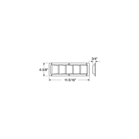 Louver Vent Stainless Steel