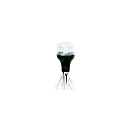 Attwood 5550PA207 2NM LED All-Round Fold-Down Light with Lightarmor Base & Aluminum Pole, 20″