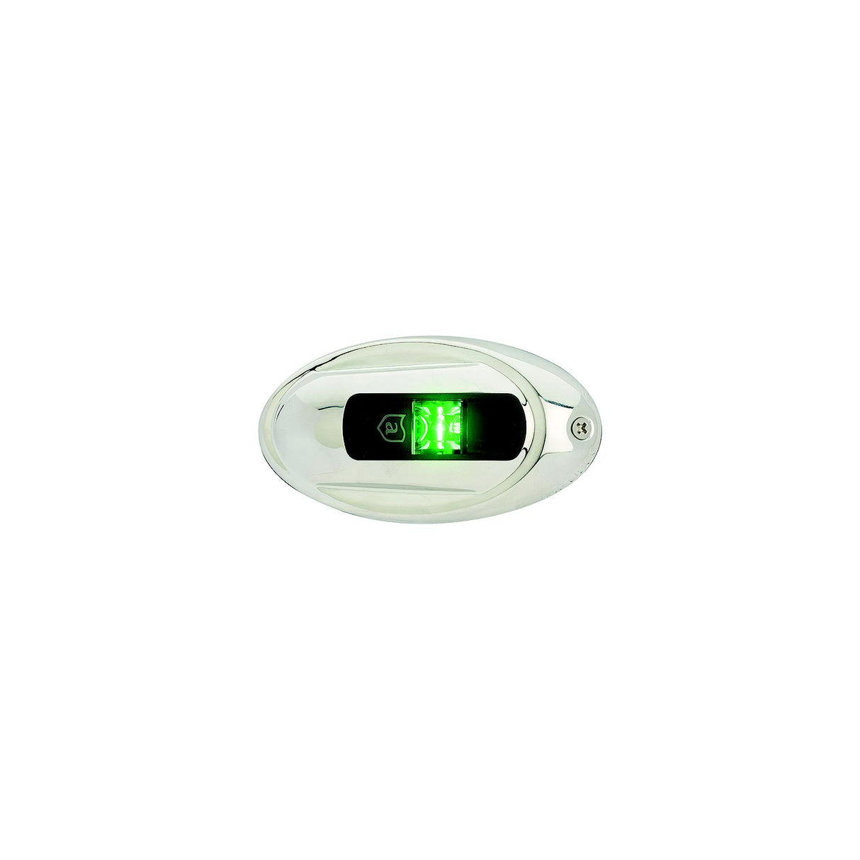 Attwood LightArmor LED Vertical Surface Mount Starboard Side Light, Oval