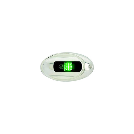 Attwood LightArmor LED Vertical Surface Mount Starboard Side Light, Oval