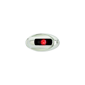 Attwood LightArmor LED Vertical Surface Mount Port Side Light, Oval