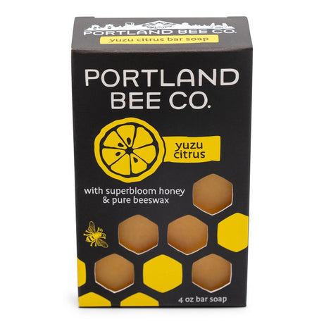 Portland Bee Balm 137 Soap, Bar, Yuzu Citrus, 4 oz, Pack of 12