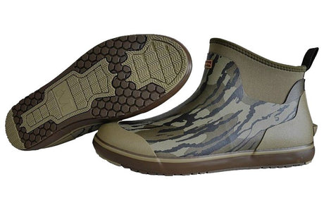 Muddy DV8 Series DCKBT-MOB-8D Deck Boots, 8, D W, Mossy Oak Bottomland, Neoprene Upper
