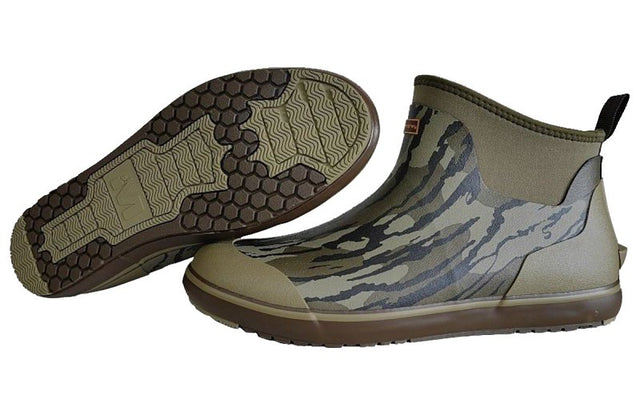 Muddy DV8 Series DCKBT-MOB-14D Deck Boots, 14, D W, Mossy Oak Bottomland, Neoprene Upper