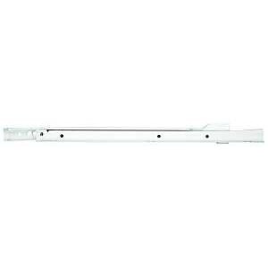 Knape & Vogt 1805H WH 450 Drawer Slide, 75 lb, 450 mm L Rail, 12.5 mm W Rail