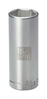 Craftsman 15/16 in. X 1/2 in. drive SAE 6 Point Deep Socket 1 pc