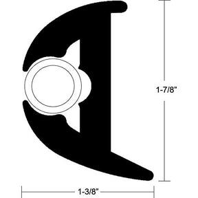 Flex Vinyl Rubrail Kit 70' Black