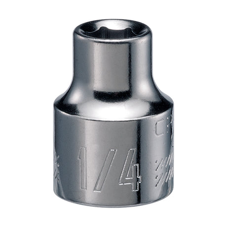 Craftsman 1/4 in. X 3/8 in. drive SAE 6 Point Standard Shallow Socket 1 pc