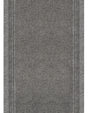 Multy Home MT1000275 Rug, 60 ft L, 26 in W, Runner, Bordered Pattern, Polypropylene Rug, Gray